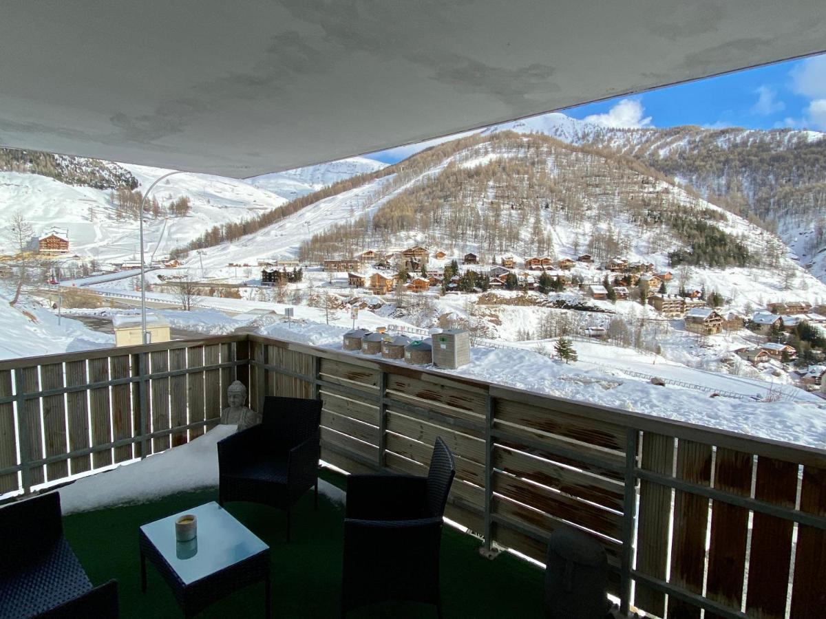 3 Pieces La Foux D Allos Vue Montagne Et Station Dış mekan fotoğraf